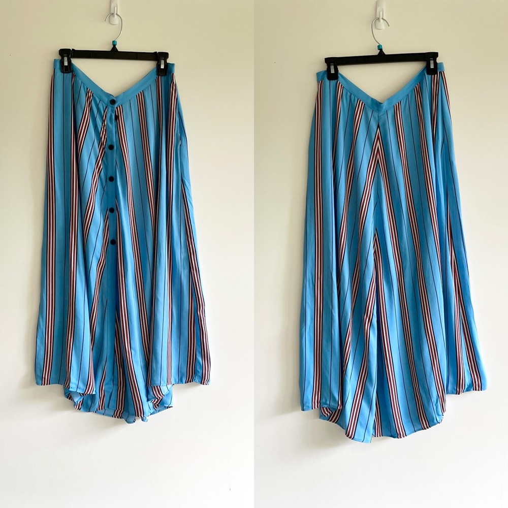 NEW Women’s H&M Stripped Midi Skirt Size Large